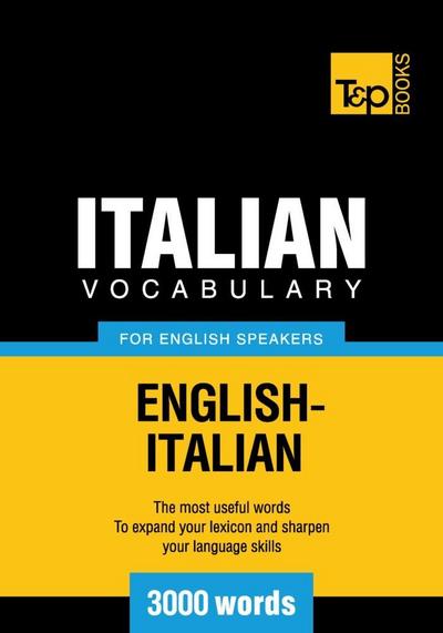 Italian vocabulary for English speakers - 3000 words