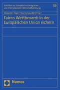 Fairen Wettbewerb in der Europäischen Union sichern