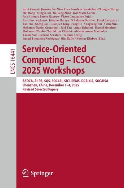 Service-Oriented Computing - ICSOC 2025 Workshops