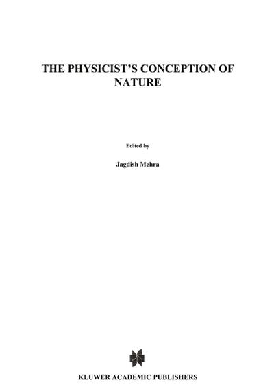 The Physicist’s Conception of Nature