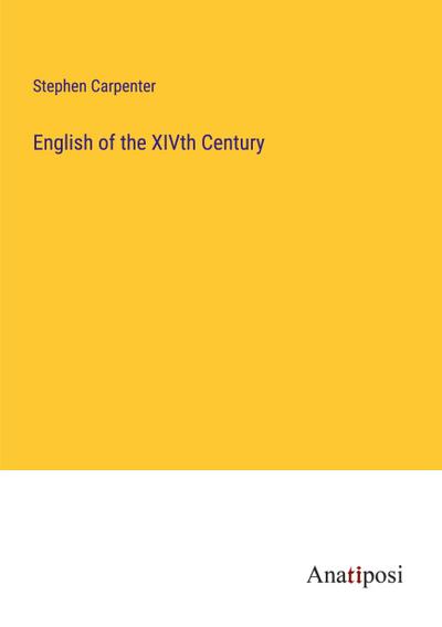 English of the XIVth Century