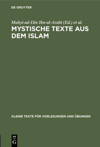 Mystische Texte aus dem Islam