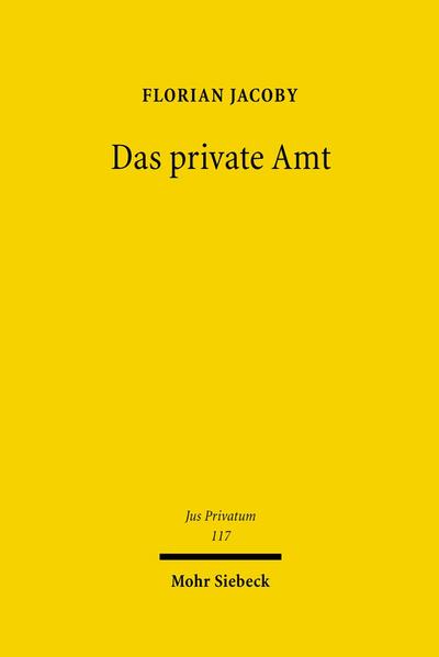 Das private Amt
