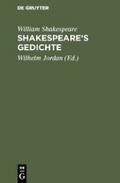 Shakespeare’s Gedichte