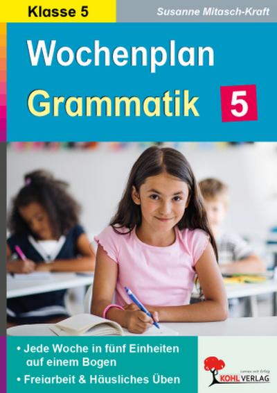 Wochenplan Grammatik / Klasse 5