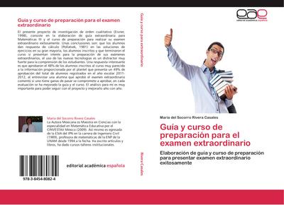 Guía y curso de preparación para el examen extraordinario