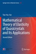 Mathematical Theory of Elasticity of Quasicrystals