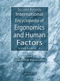 International Encyclopedia of Ergonomics and Human