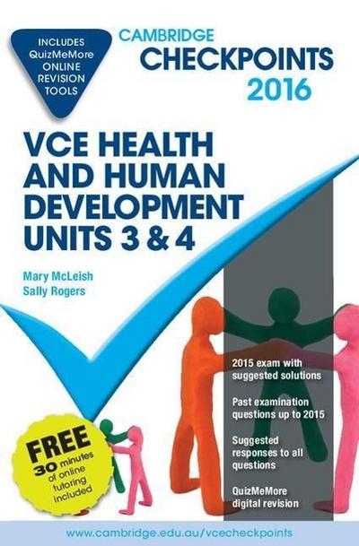 Cambridge Checkpoints Vce Health and Human Development Units 3 and 4 2016 and Quiz Me More