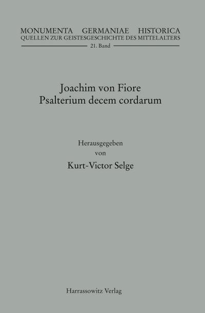 Joachim von Fiore, Psalterium decem cordarum