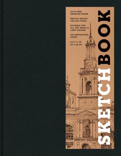 Sketchbook 8.5 X 11 Black Hardcover Mixed Media Sketchbook for Drawing