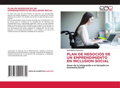 PLAN DE NEGOCIOS DE UN EMPRENDIMIENTO EN INCLUSION SOCIAL