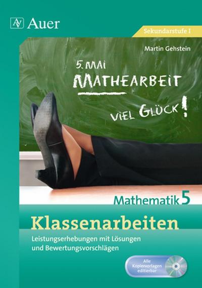 Klassenarbeiten Mathematik 5, m. 1 CD-ROM