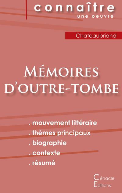 Fiche de lecture Mémoires d’outre-tombe de Chateaubriand (Analyse littéraire de référence et résumé complet)