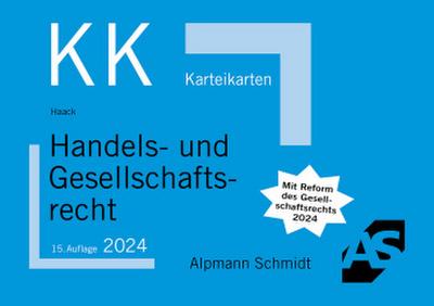 Karteikarten Handels- und Gesellschaftsrecht