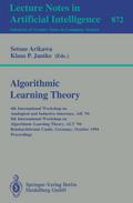 Algorithmic Learning Theory