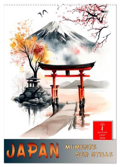 Japan - Momente der Stille (Wandkalender 2026 DIN A2 hoch), CALVENDO Monatskalender