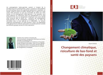 Changement climatique, riziculture de bas-fond et santé des paysans