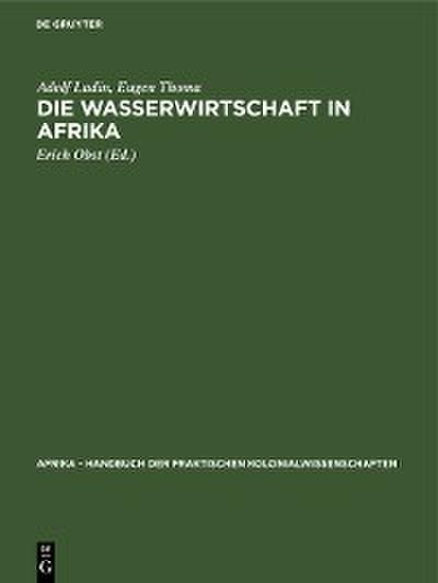 Die Wasserwirtschaft in Afrika