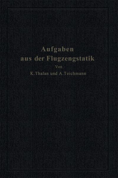 Aufgaben aus der Flugzeugstatik