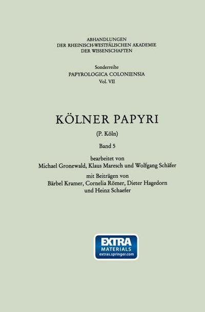 Kölner Papyri (P.Köln)