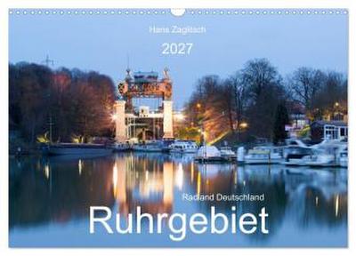 Radland Deutrschland - Ruhrgebiet (Wandkalender 2027 DIN A3 quer), CALVENDO Monatskalender