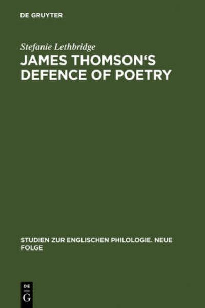 James Thomson’s Defence of Poetry