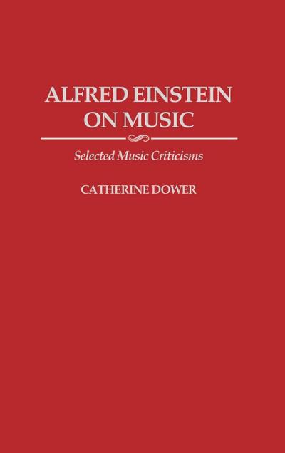 Alfred Einstein on Music