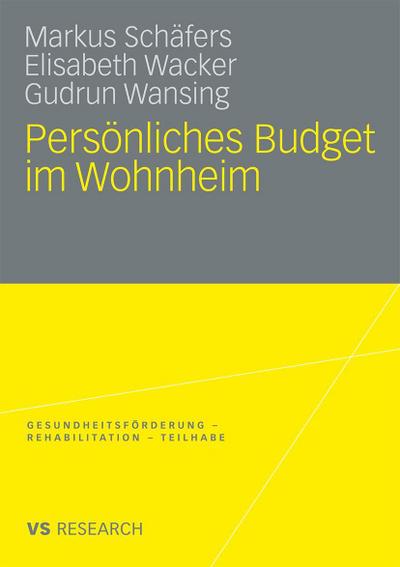 Persönliches Budget im Wohnheim