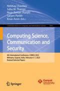 Computing Science, Communication and Security