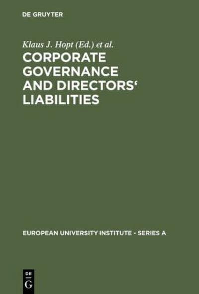 Corporate Governance and Directors’ Liabilities