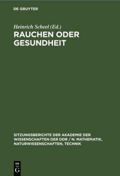Rauchen oder Gesundheit
