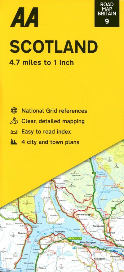 09 Scotland: Streetmap (Road Map Britain, 9, Band 9)