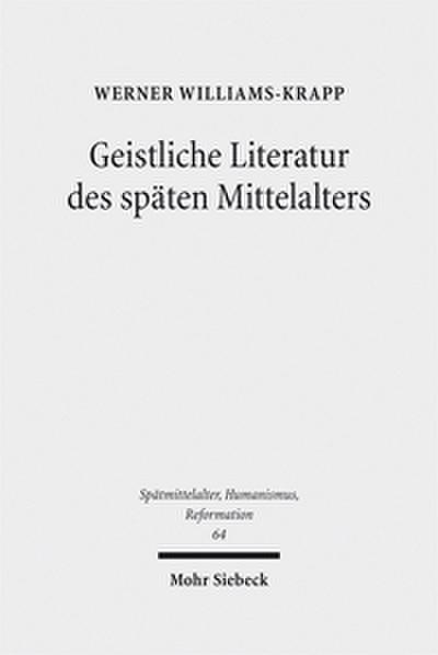 Geistliche Literatur des späten Mittelalters
