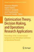 Optimization Theory, Decision Making, and Operatio