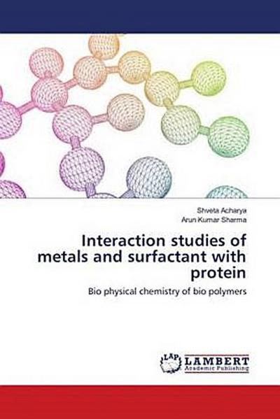 Interaction studies of metals and surfactant with protein