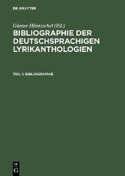 Teil 1: Bibliographie; Teil 2: Register