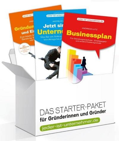 Starter-Paket für Gründerinnen und Gründer, 3 Bde.