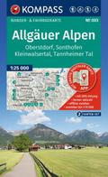 KOMPASS Wanderkarten-Set 003 Allgäuer Alpen, Oberstdorf, Sonthofen, Kleinwalsertal, Tannheimer Tal (2 Karten) 1:25.000
