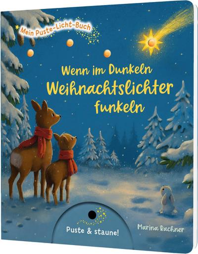 Mein Puste-Licht-Buch: Wenn im Dunkeln Weihnachtslichter funkeln