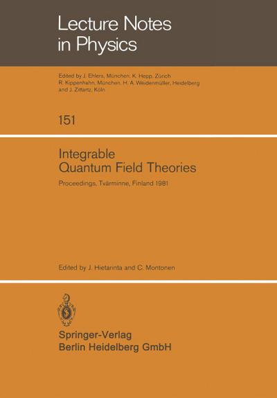Integrable Quantum Field Theories