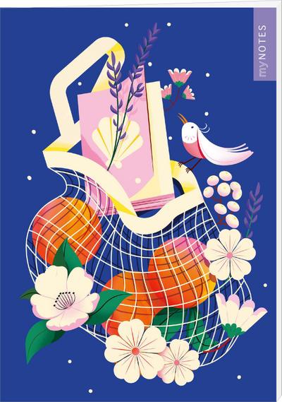 myNOTES Papeterie: Notizheft Farben des Sommers - Markt