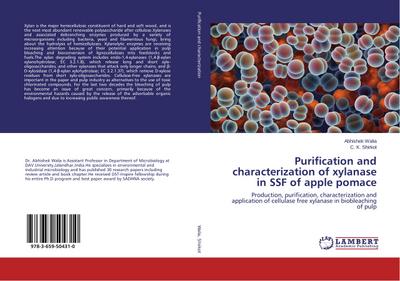 Purification and characterization of xylanase in SSF of apple pomace