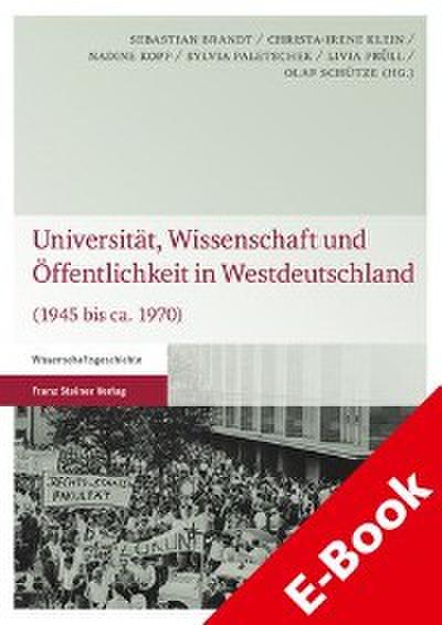 Universität, Wissenschaft und Öffentlichkeit in Westdeutschland