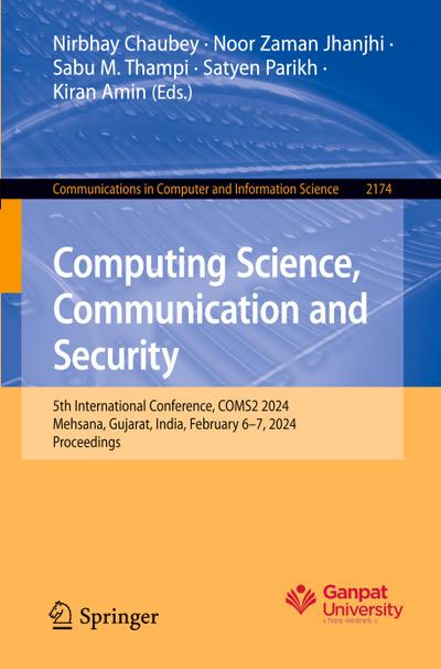 Computing Science, Communication and Security