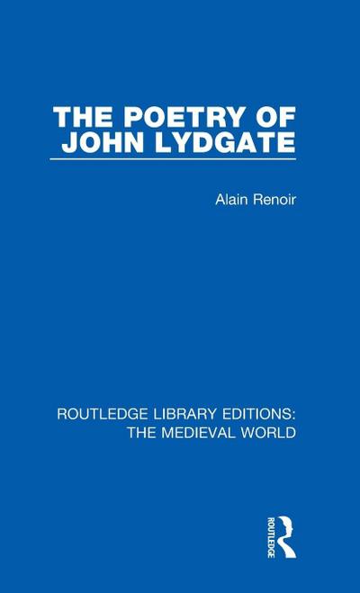 The Poetry of John Lydgate