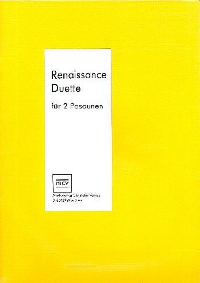 10 Duette aus Renaissance und Frühbarockfür 2 Posaunen