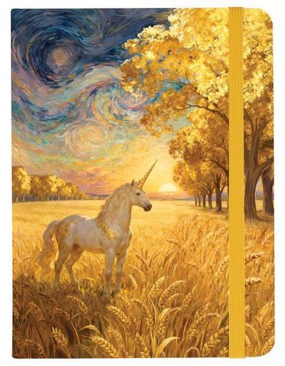 Golden Unicorn Journal (Diary, Notebook)
