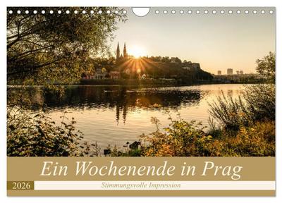 Ein Wochenende in Prag (Wandkalender 2026 DIN A4 quer), CALVENDO Monatskalender