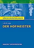 Der Hofmeister von J. M. R. Lenz.